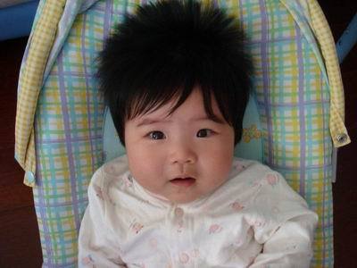 看看谁的<em>头发</em>比我多比我<em>翘</em>~~-妈咪<em>宝宝</em>秀-杭州