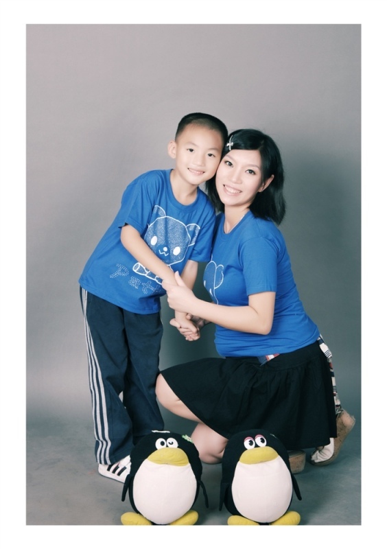 二胎妈妈的第一次孕味照^与儿子一起-准妈妈论