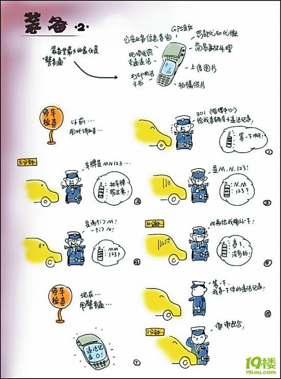 宁波一交警用网络画出日常v网络走红漫画-早知香a网络尚漫画图片