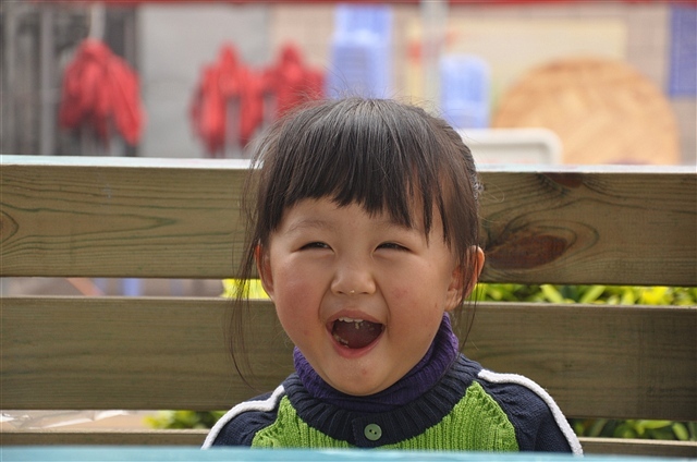 宝宝笑脸征集-我不是在笑就是在哈哈大笑-妈咪