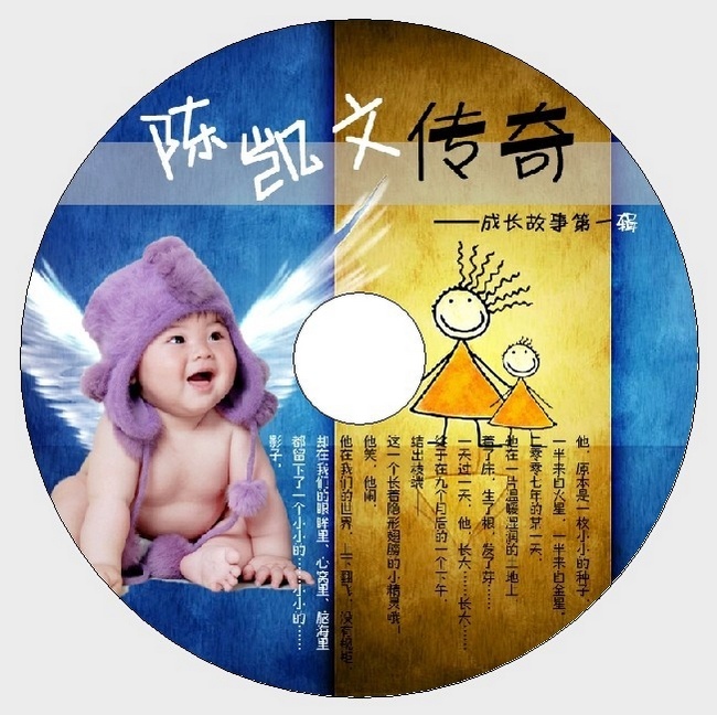 幼儿园报名前,给文文做了第一张个人专辑!-孩