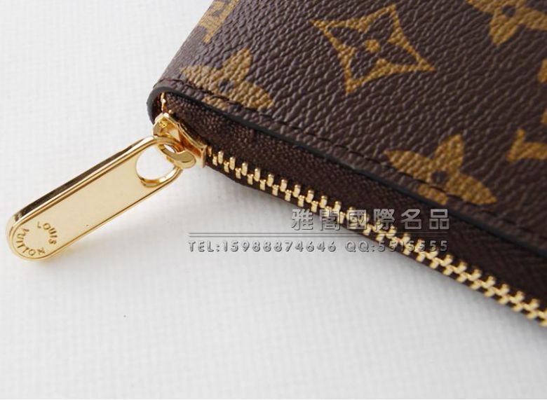 高雅经典老花、单拉链 男式男士手包、手拿包