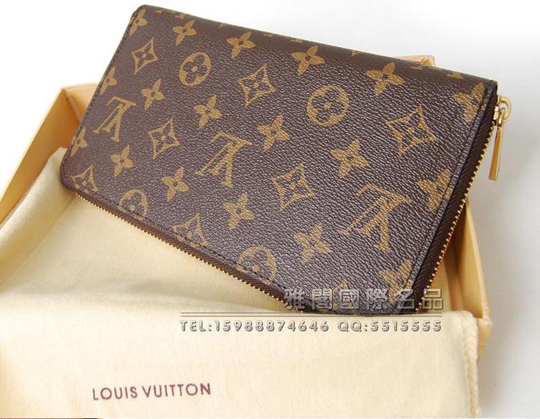 高雅经典老花、单拉链 男式男士手包、手拿包