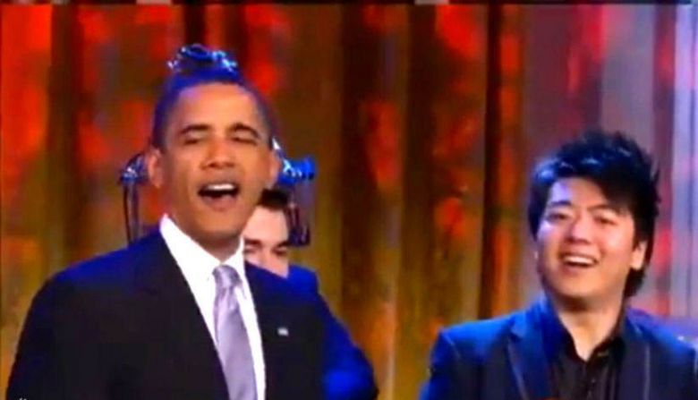 【图】郎朗参加白宫音乐会 与奥巴马同唱HeyJ