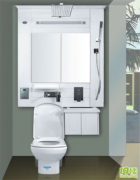 一平米卫生间,一应俱全-装修大本营-杭州19楼