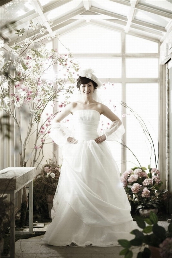 朋友的韩国婚纱照100%气质!新婚快乐!-我要结