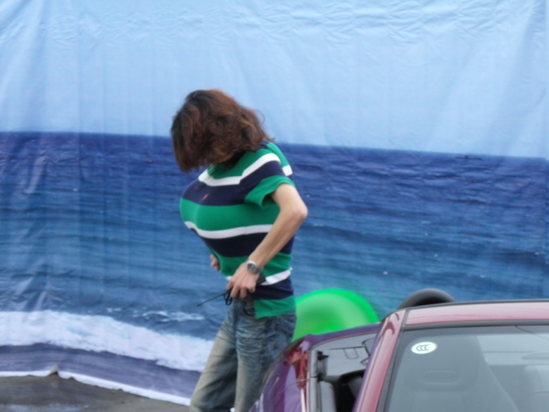 19楼拉风汽车运动会开幕比基尼车模陈冠希助