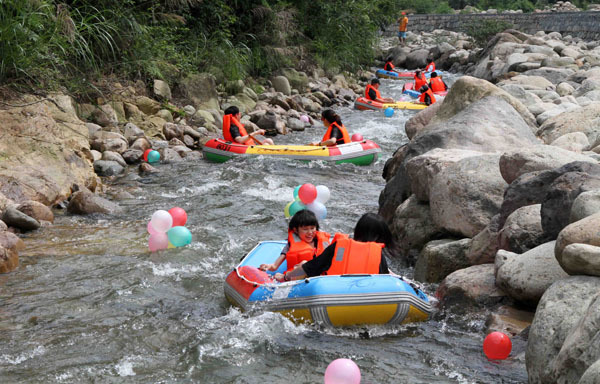 激情龙井峡漂流-临安浙西大龙湾-杭州19楼