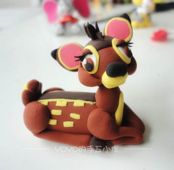 捏泥新作--小鹿，小象，兔子，龙龙，跳跳虎-其他-手工DIY-杭州19楼