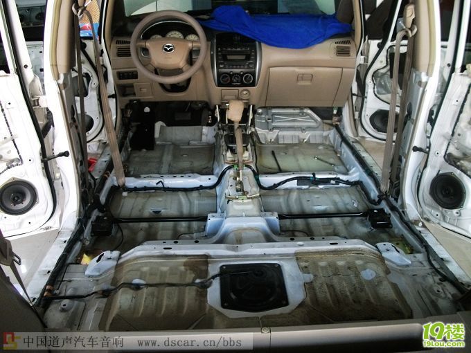 海马普力马全车隔音,音响发烧升级配置作业-养