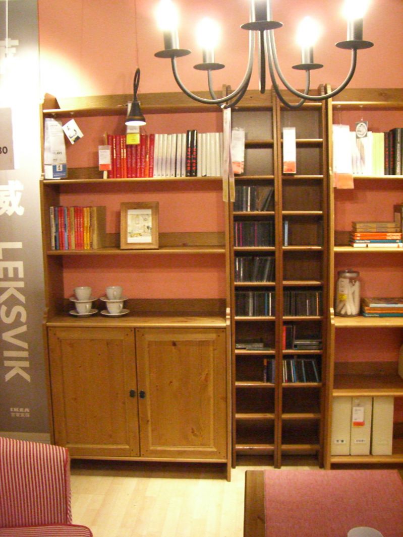 宜家--莱克斯威--欧式书柜--转让(杭州市内送货