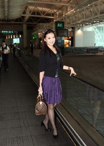 80后貌美空姐曬生活照（圖）