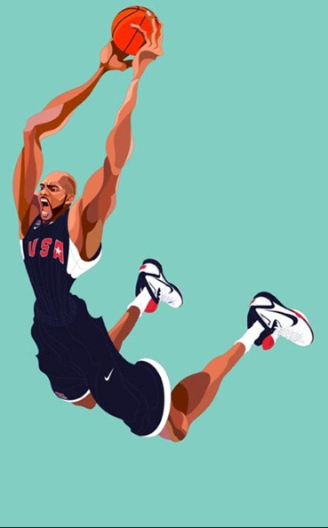 卡通版篮球明星你认得几个?-体育星闻-杭州19