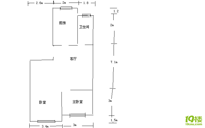 怎么把我这个二室一厅改成三室一厅,改完后的