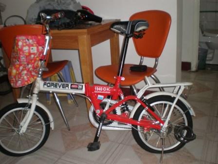 贱卖上海永久折叠自行车,买一送三!-闲置二手交