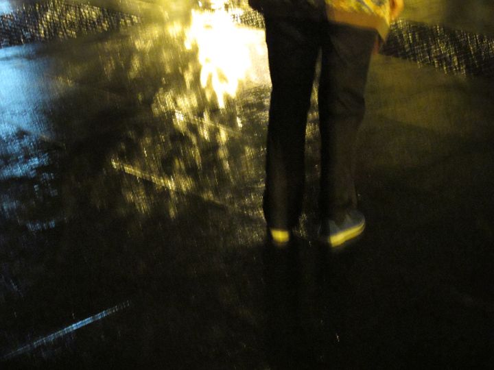 雨夜广场舞-边走边拍-杭州19楼