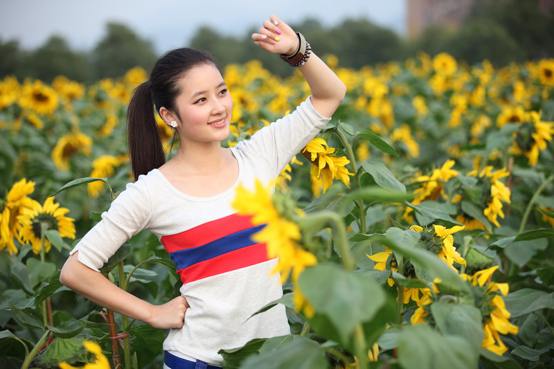 向日葵女孩.楠楠-风景照-19摄区-杭州19楼