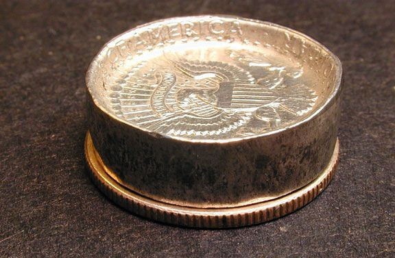 如何用一个50美分硬币改造成一个超级漂亮的