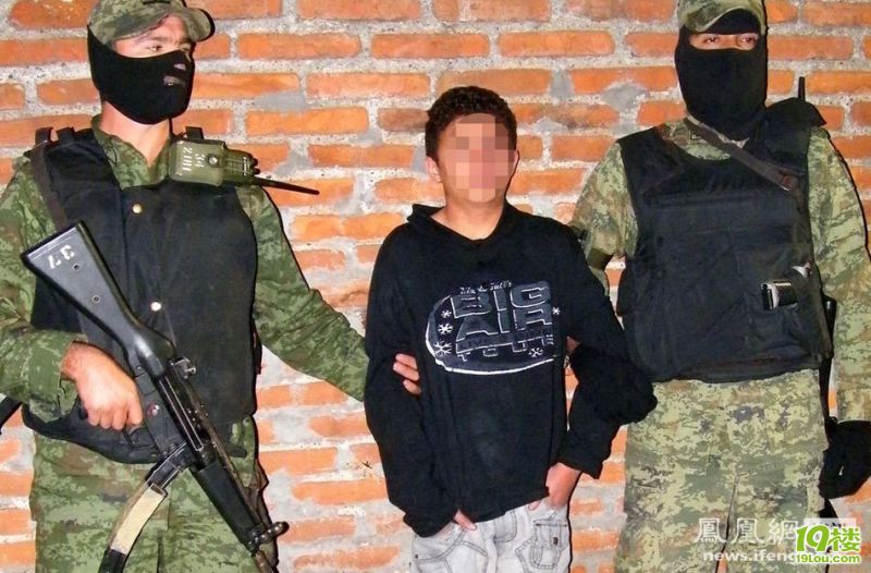 墨西哥警方逮捕14岁黑帮杀手[高清大图]-转贴之