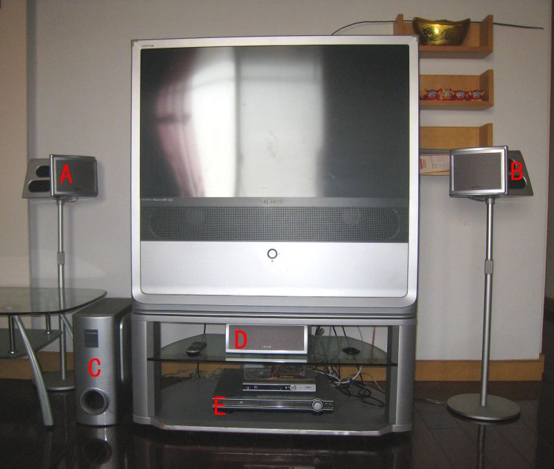 三星背投 + 三星全套音响设备 9成新-闲置二手