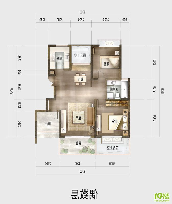 求90方房屋室内设计图-装修大本营-杭州19楼