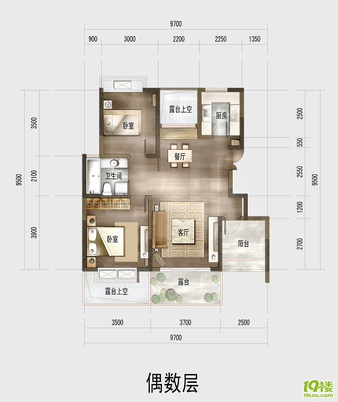 求90方房屋室内设计图-装修大本营-杭州19楼
