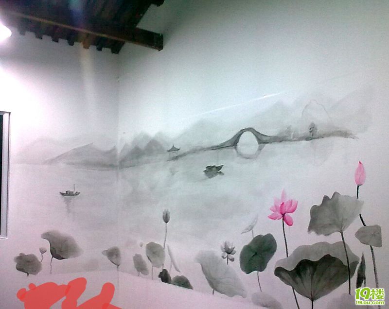 美院墙绘社会实践求意见求更好-设计会所-杭州