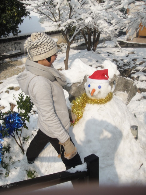 我的雪人儿子···