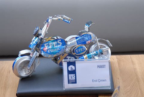 易拉罐小作品-草根创意馆-杭州19楼