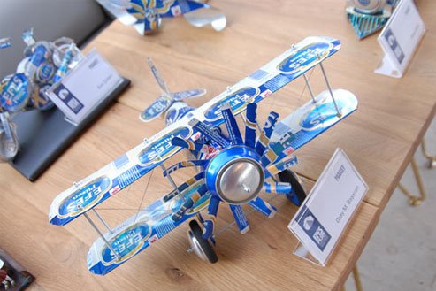 易拉罐小作品-草根创意馆-杭州19楼