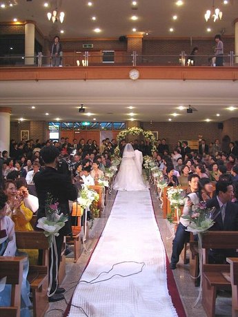 韩国人办婚礼 缴纳礼金才发门票-结婚大本营