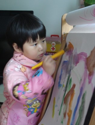 无限感慨啊,自从带宝宝上完艺术课之后-孩爸孩