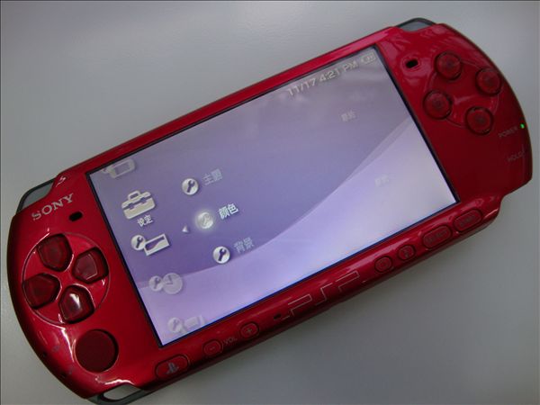 闲置全新红色PSP3000 16G红棒子-闲置二手交