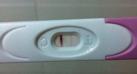 今早ZZY验孕棒测到很微弱的阳性,我是真的怀孕
