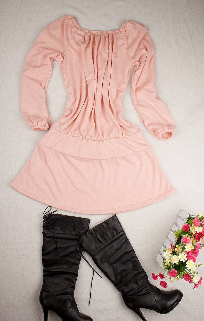 漂亮的韩版毛衣连衣裙便宜卖了