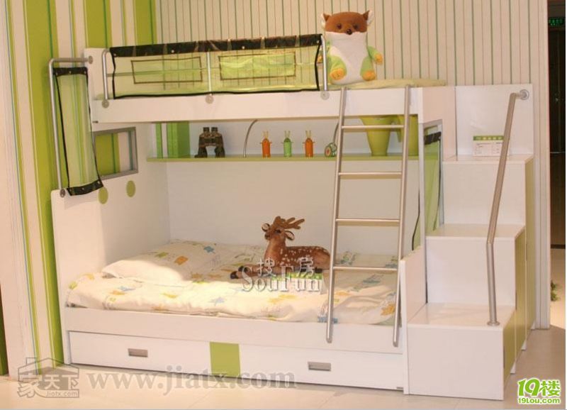 七彩人生儿童高低床半价转让-闲置二手交易
