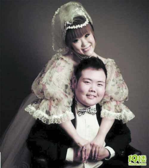 曝网络小胖秘密结婚 可爱新娘是他的经纪人-八