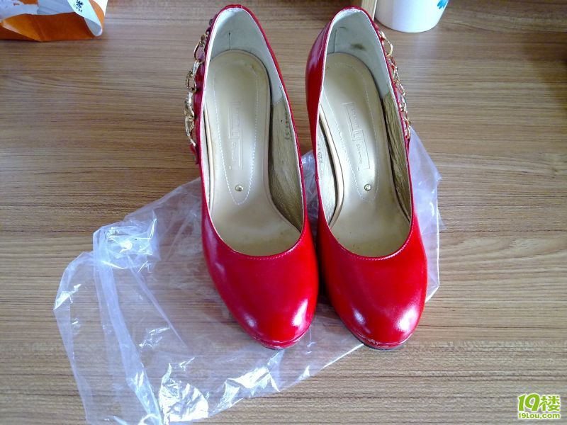 出售红色新娘高跟鞋 36码-闲置二手交易(原)-杭
