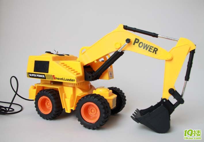 变形金刚.遥控挖土机儿童玩具转让。