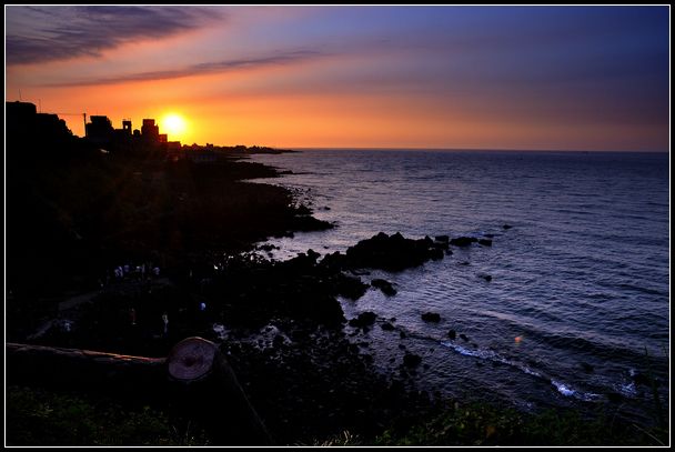 济州岛的迷人落日,时间仓促,拍的一般-19摄区-