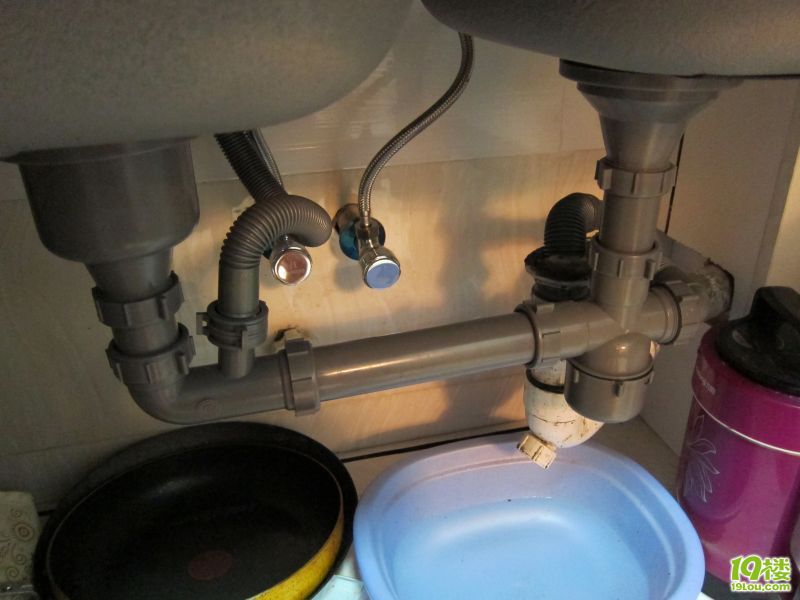 我家的厨房下水道老堵