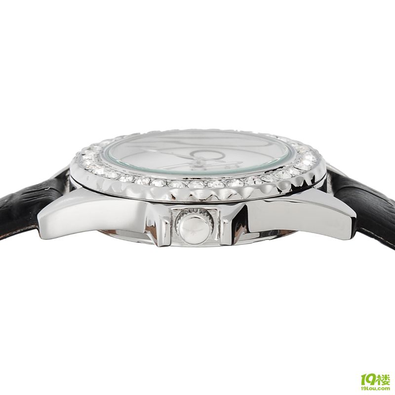 优雅时尚简约水钻表大数字指针夜光表女式手表