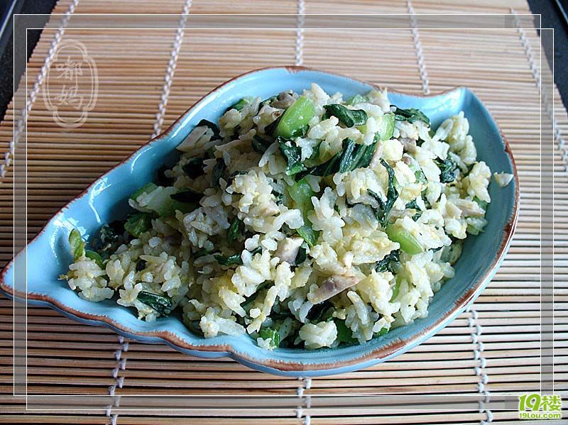 嘟妈--蘑菇青菜饭-素食菜谱-素食主义-杭州19楼