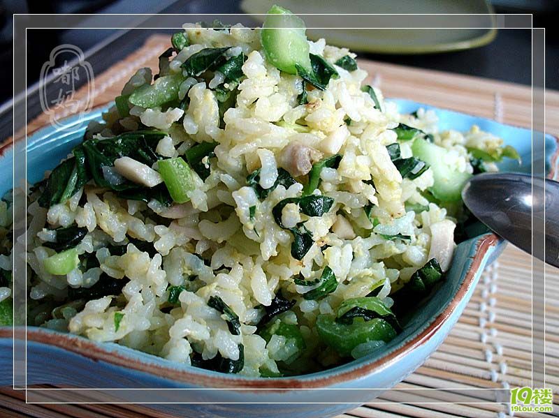 嘟妈--蘑菇青菜饭-素食菜谱-素食主义-杭州19楼