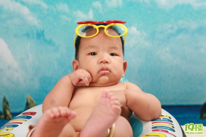 可爱兔宝宝百日照--男-宝宝秀-妈咪宝宝秀-杭州