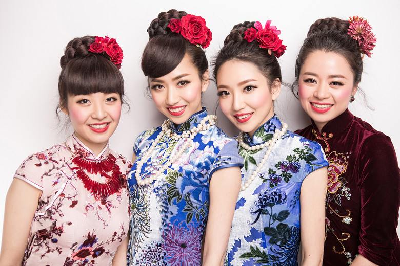美人纪时尚摄影_<em>第一次</em>四<em>姐妹</em>一起穿<em>旗袍</em>~大