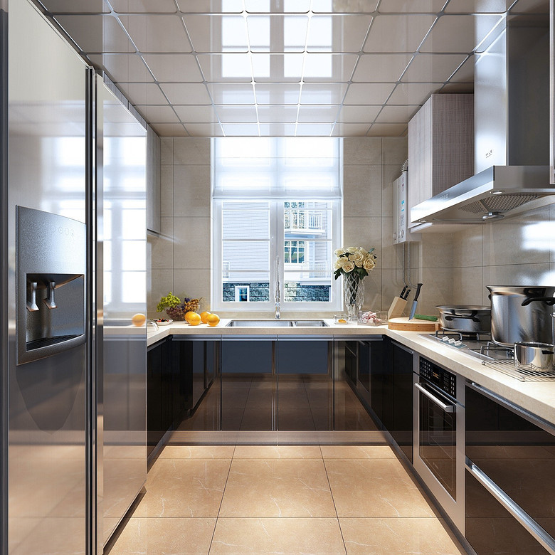 开来西门子厨电_给大家来几张现代风格的客户