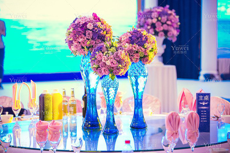 雨薇婚礼_主桌花永远都是那么漂亮,那么显眼~