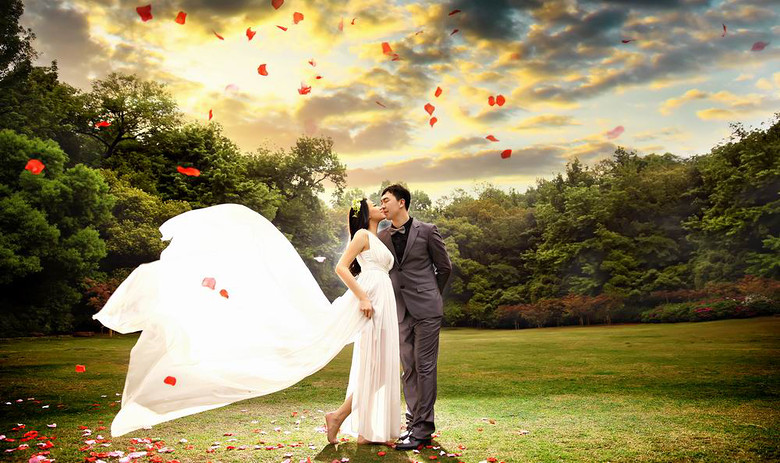 杭州CC创意婚纱摄影_阴雨绵绵的天气，也挡不住我们拍照的脚步。效果依然很满意。_好店