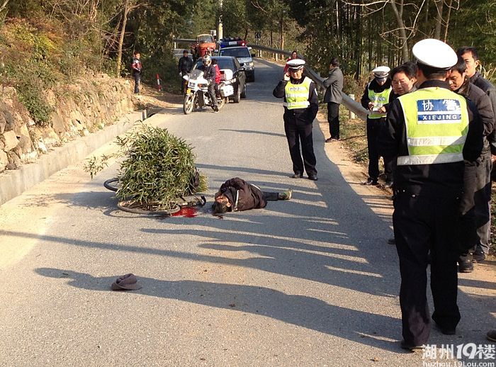 安吉发生车祸,一人当场死亡!肇事车辆逃逸(有图